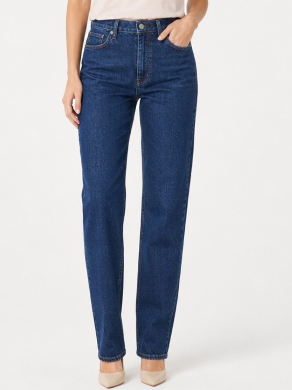 NEW Madewell Women's Straight Leg The Perfect Vintage jean in Haight finish
